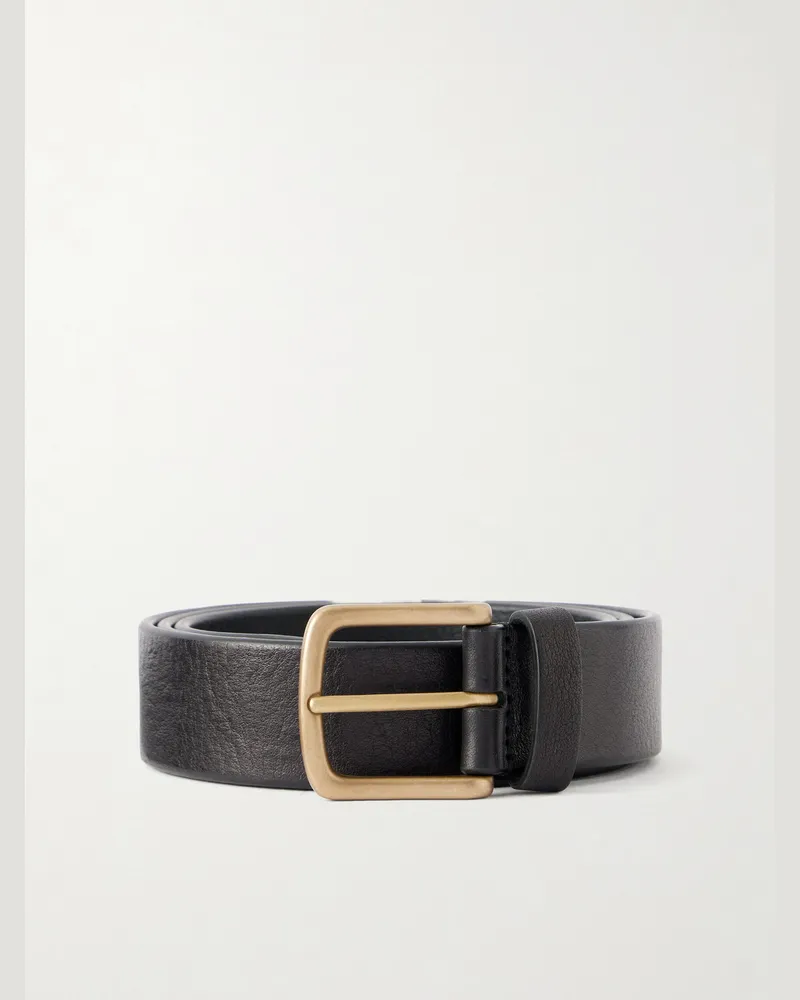 Anderson's 3,5cm Leather Belt Black