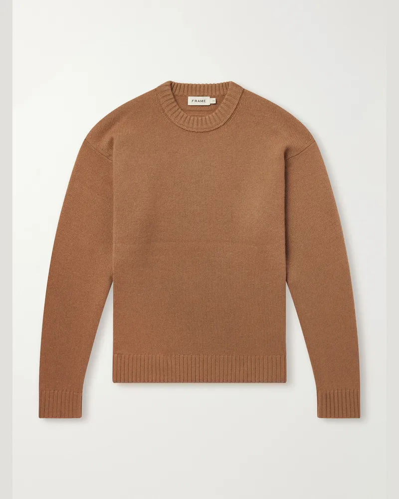 Frame Denim Cashmere Sweater Brown