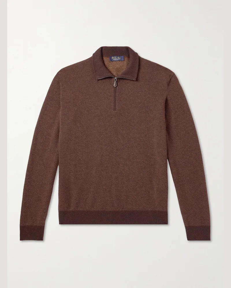 Loro Piana Roadster Troyer aus Kaschmir Braun