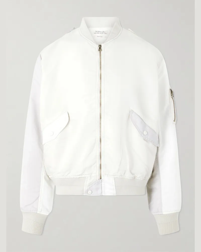 Remi Relief Shell Blouson Jacket White