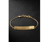 Mezuzah Armband aus Gold mit Diamanten