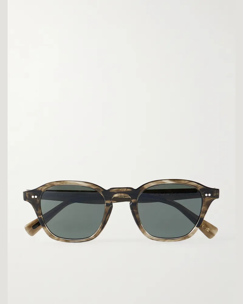 Oliver Peoples Eyles polarisierte Sonnenbrille mit D-Rahmen aus Azetat Grün