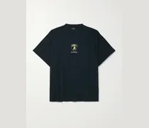 Lamborghini Oversized Printed Cotton-Jersey T-Shirt