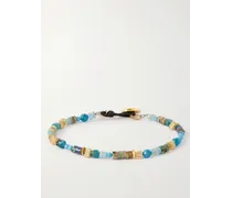 Del Mar Armband mit Zierperlen aus mehreren Steinen und vergoldeten Details