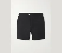 Straight-Leg Mid-Length Swim Shorts