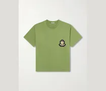 Logo-Appliquéd Cotton-Jersey T-Shirt