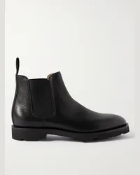 John Lobb Lawry Chelsea Boots aus vollnarbigem Leder Schwarz