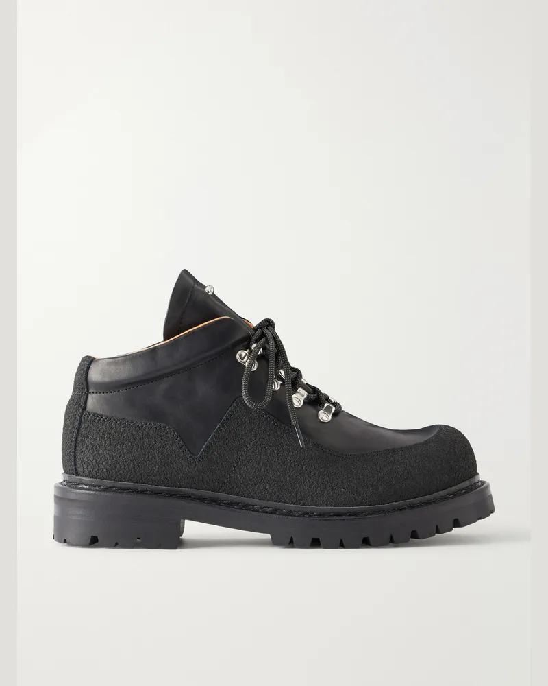 Our Legacy Quest Kevlar-Trimmed Leather Boots Black