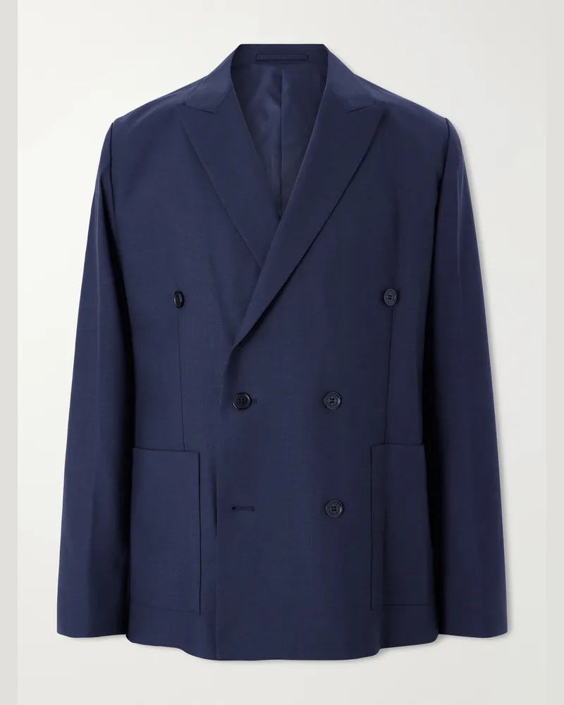 NN 07 Jordin 10037 Double-Breasted Blazer Blue