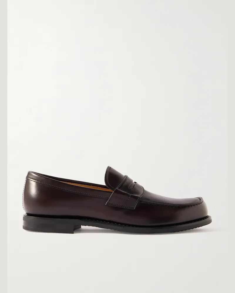 Church's Gateshead Pennyloafers aus Leder Burgunder