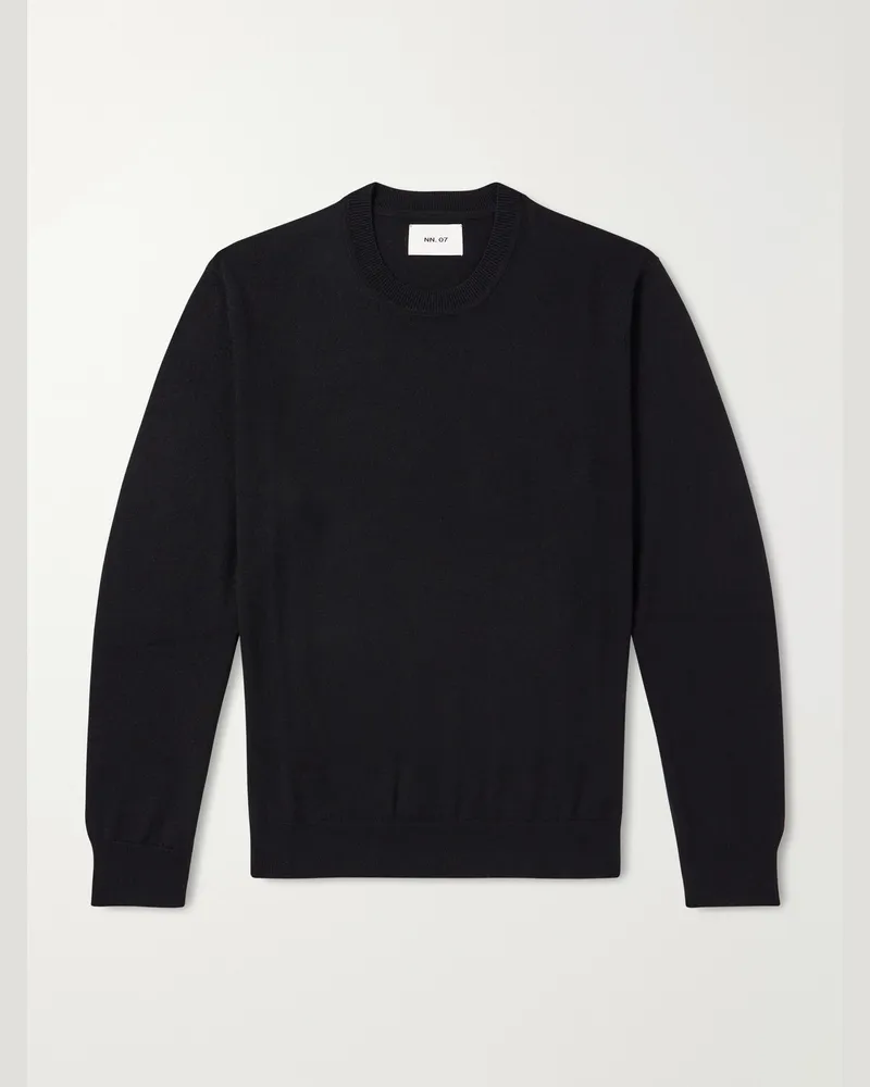 NN 07 Ted 6605 Wool Crewneck Sweater Black