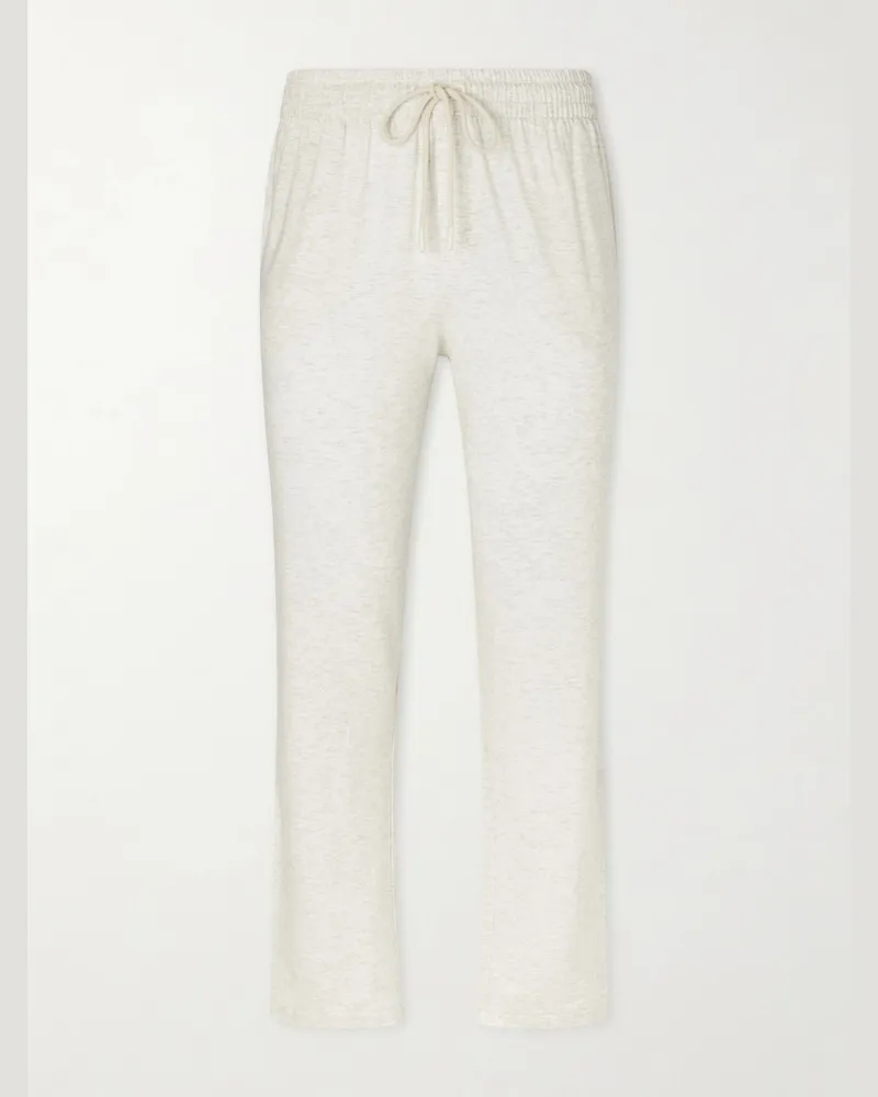 Zimmerli Tapered-Leg Stretch-TENCEL™ Lyocell Pyjama Trousers Neutrals