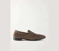 Suede Loafers