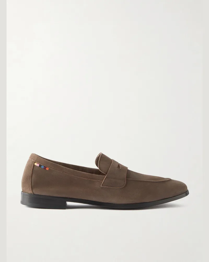 Paul Smith Suede Loafers Green