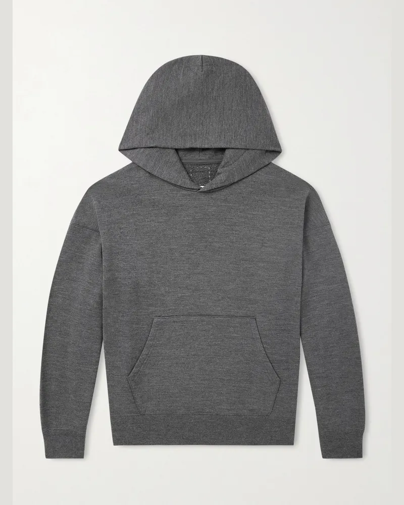 Visvim Jumbo Hoodie aus Wolle Grau
