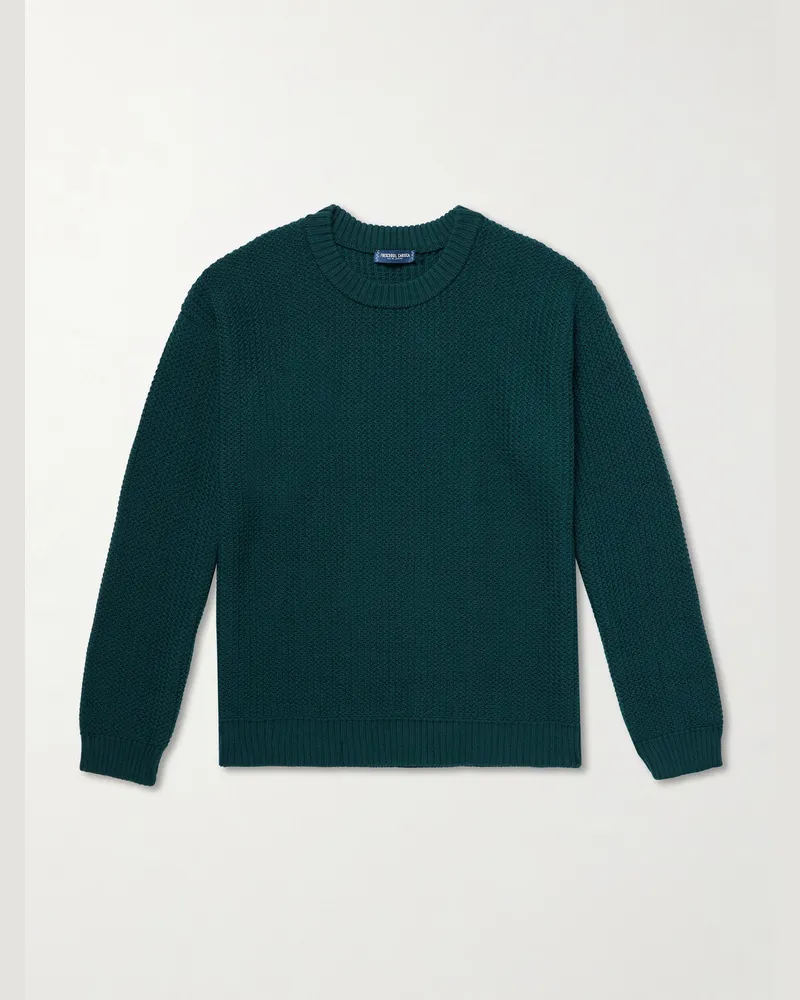 Frescobol Carioca Jardim Pullover aus Merinowolle Grün