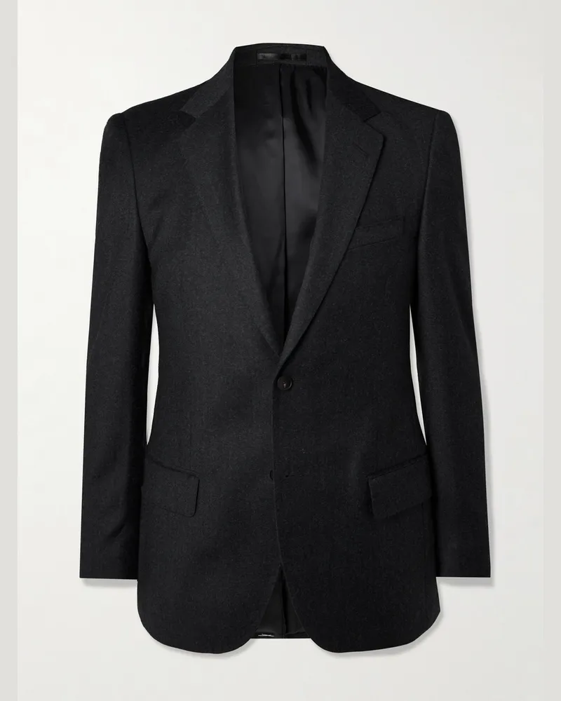 MR P. Slim-Fit Wool-Flannel Suit Jacket Gray