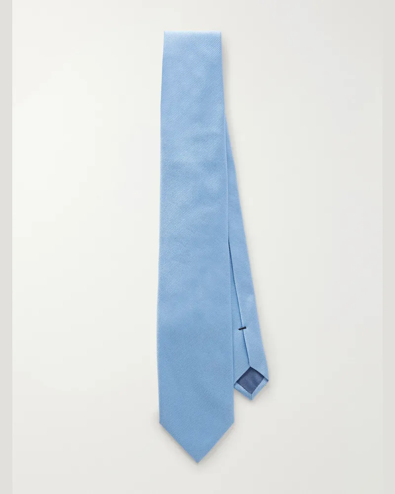 Tom Ford 7cm Silk-Twill Tie Blue