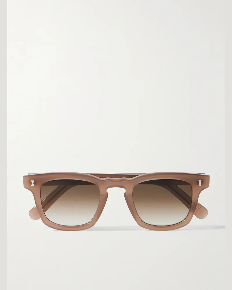 MR P. Cubitts Procida D-Frame Acetate Sunglasses Brown