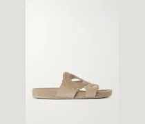 Paula's Ibiza Ease Monogram Suede Slides