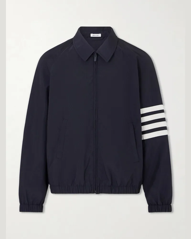Thom Browne Striped Ripstop Track Jacket Blue