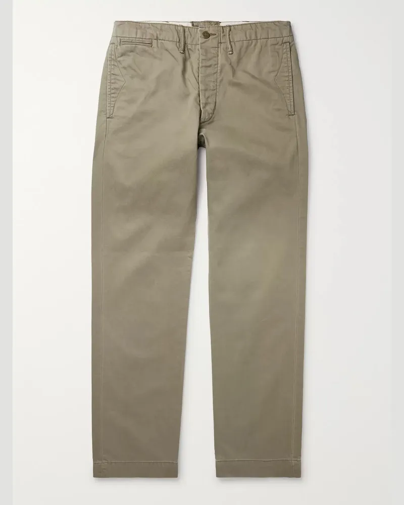 RRL Chino aus Baumwoll-Twill Grün