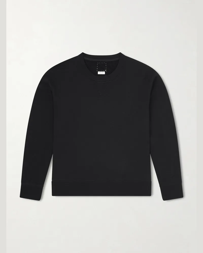Visvim Jumbo Sweatshirt aus Woll-Jersey Schwarz