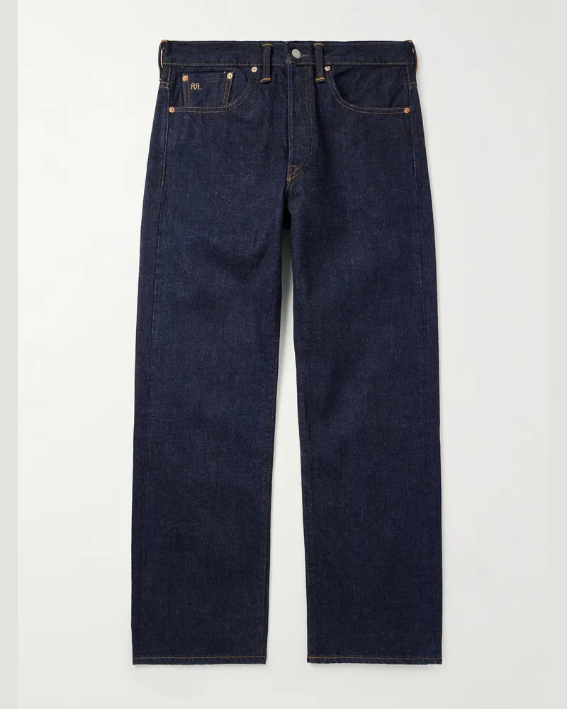 RRL Straight-Leg Jeans Blue