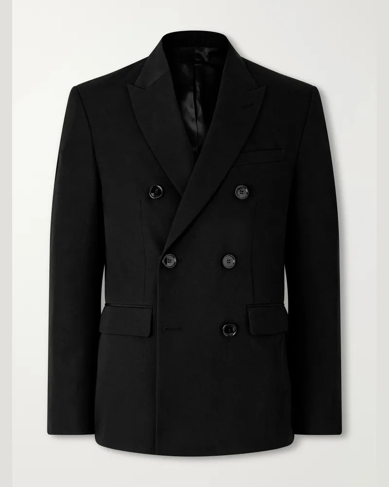 Totême Wool Suit Jacket Black