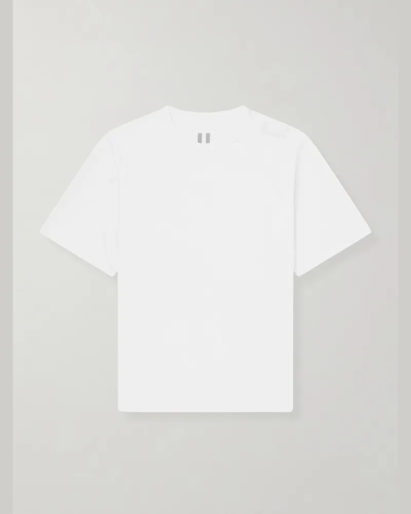 Rick Owens Cotton-Jersey T-Shirt White