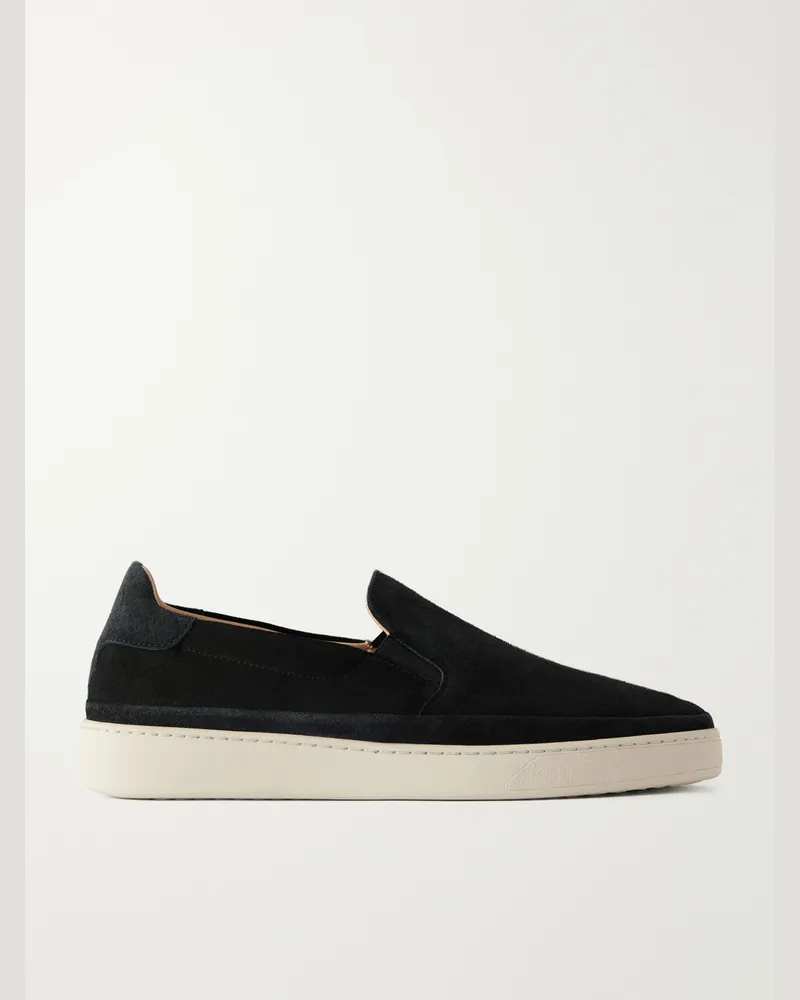 MULO Suede Slip-On Sneakers Black