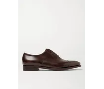 City II Oxford-Schuhe aus brüniertem Leder