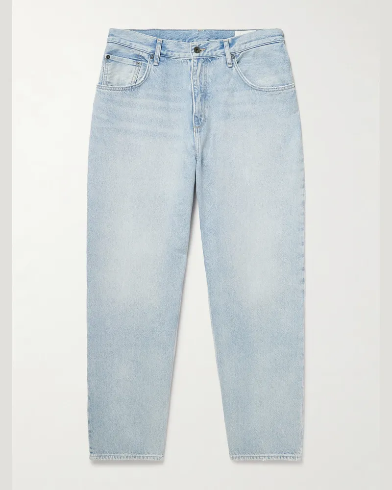 Rag & Bone RB Baggy weit geschnittene Jeans Blau