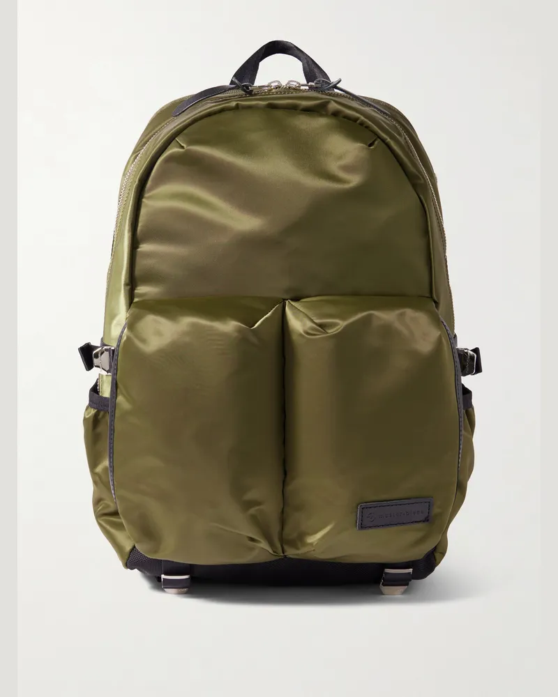 MASTER PIECE Lightning CORDURA®-Trimmed Nylon-Twill Backpack Green