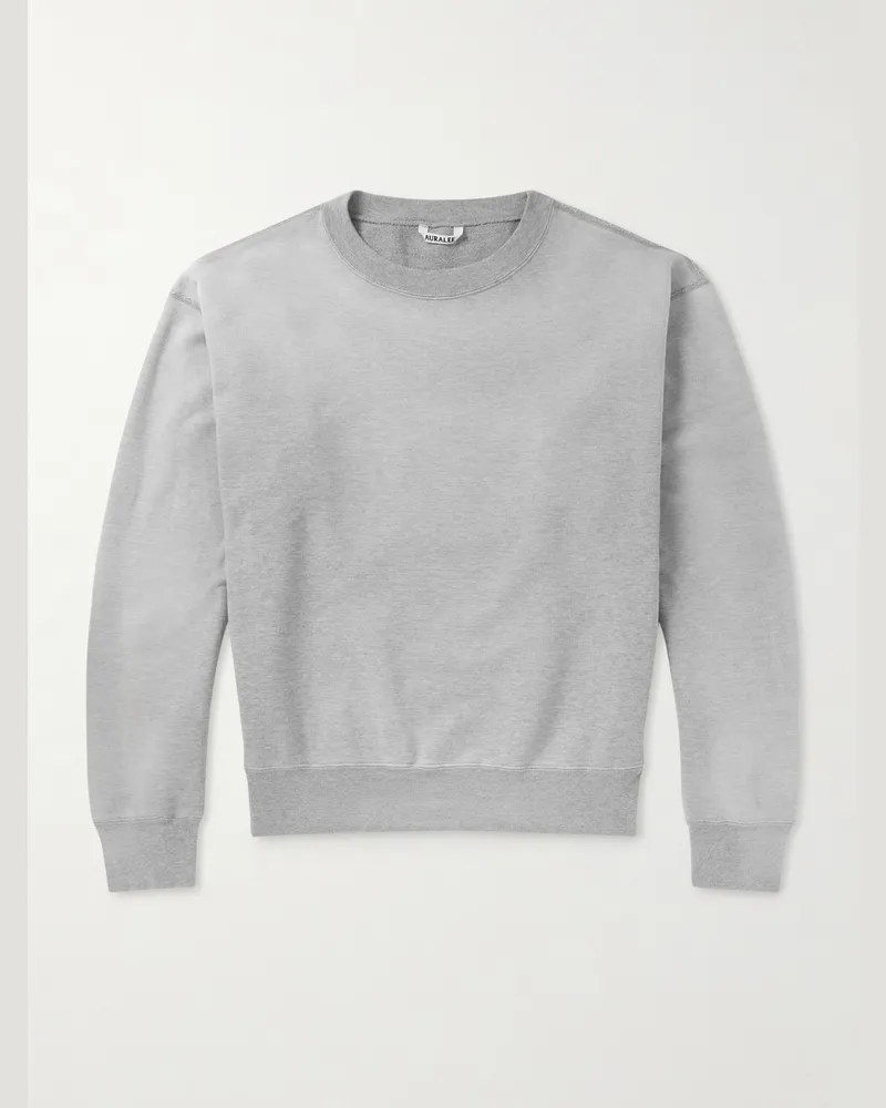 AURALEE Sweatshirt aus Baumwoll-Jersey Grau