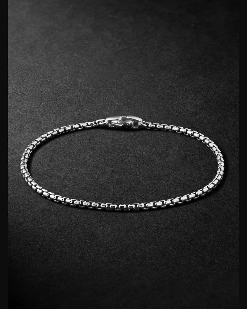 David Yurman Silver Chain Bracelet Silver