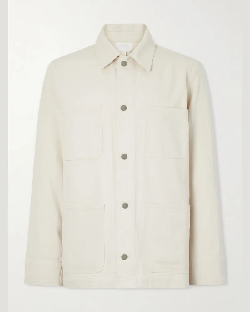 A.P.C. Cotton-Twill Overshirt Neutrals