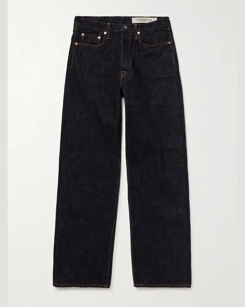 KAPITAL Gerade geschnittene Jeans Blau