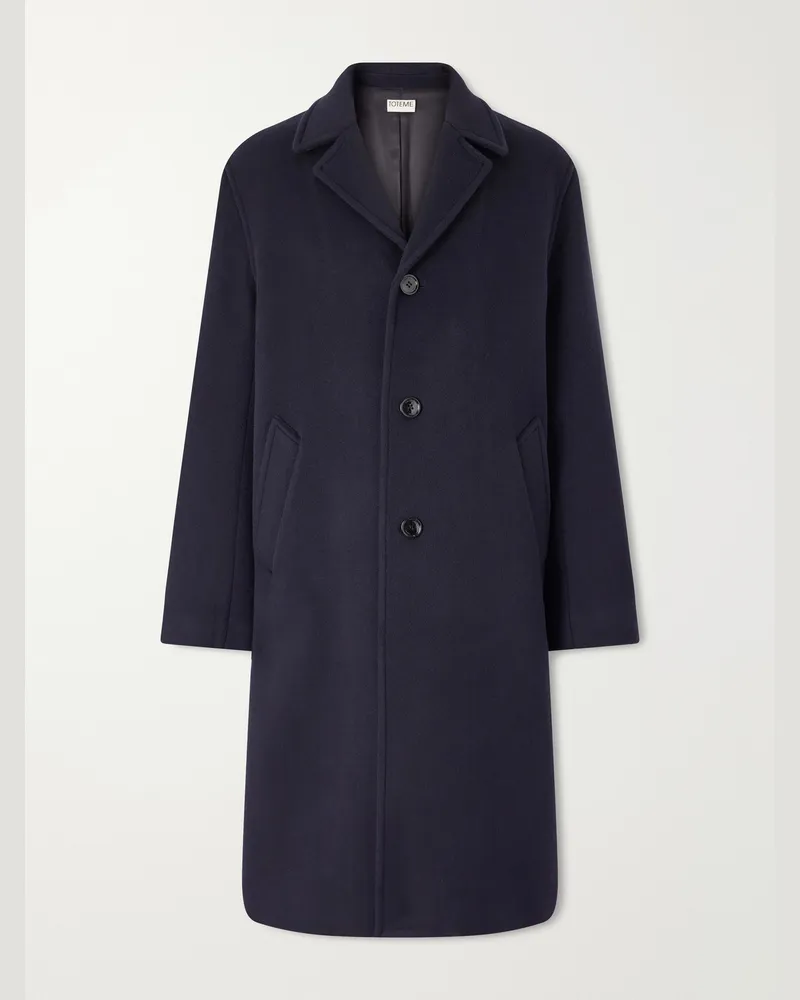 Totême Wool Coat Blue
