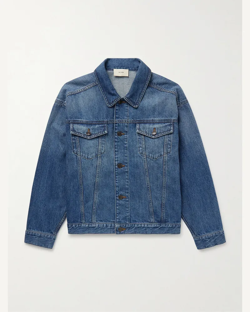 The Row Seb Jeansjacke Blau