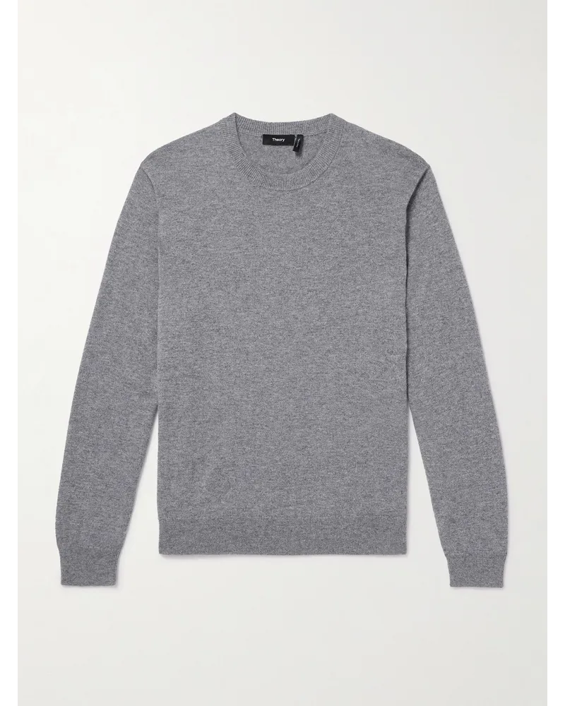 Theory Hilles Pullover aus Kaschmir Grau