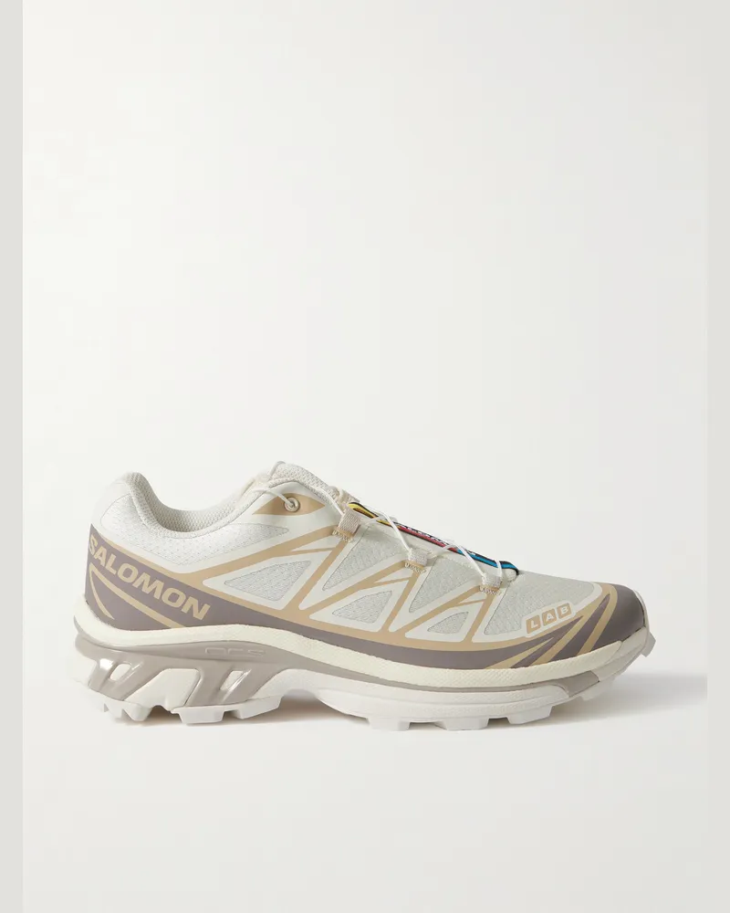 Salomon XT-6 Sneakers aus Mesh mit Gummibesatz Neutral