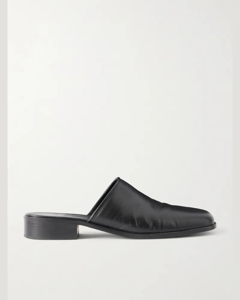 Studio Nicholson Barlow Leather Mules Black