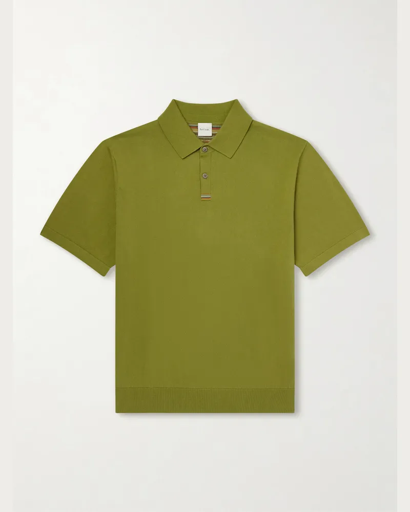 Paul Smith Organic Cotton Polo Shirt Green
