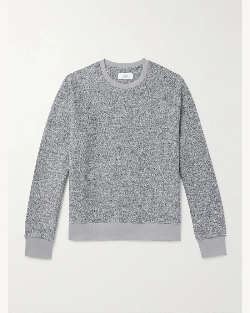 MR P. Sweatshirt aus Jersey aus einer Baumwollmischung Grau