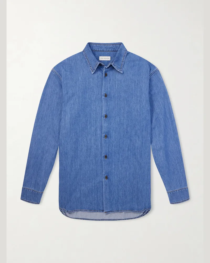Dries van Noten Denim Shirt Blue