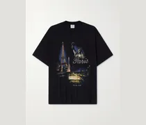 Paris Tourist Printed Cotton-Jersey T-Shirt