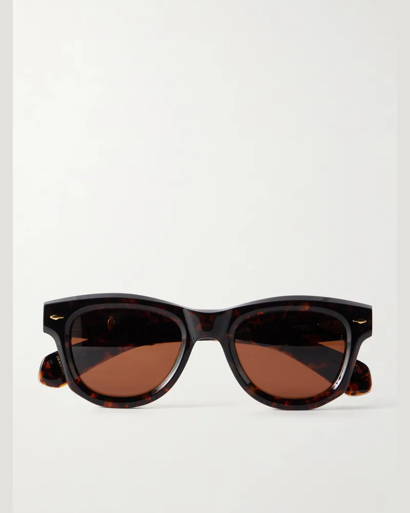 Jacques Marie Mage Kinshasa Muhammad Ali D-Frame Acetate Sunglasses Brown
