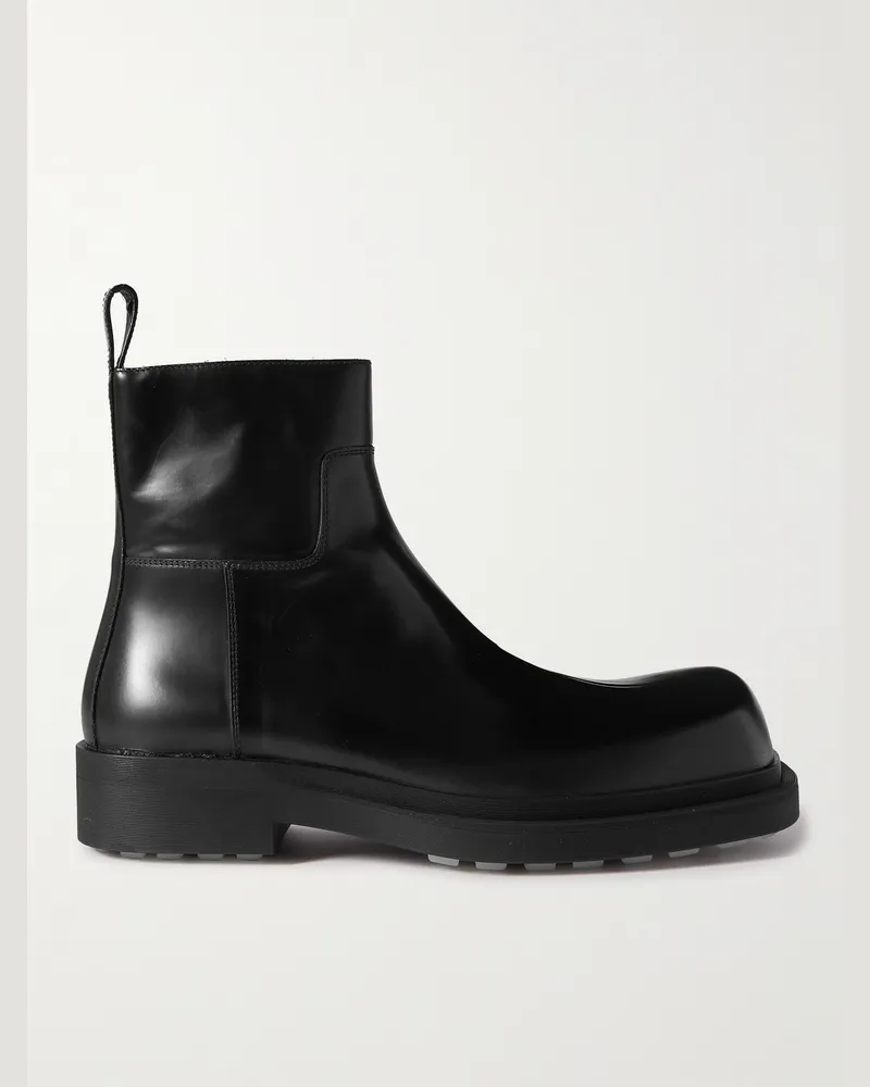 Bottega Veneta Ben Stiefel aus Leder Schwarz