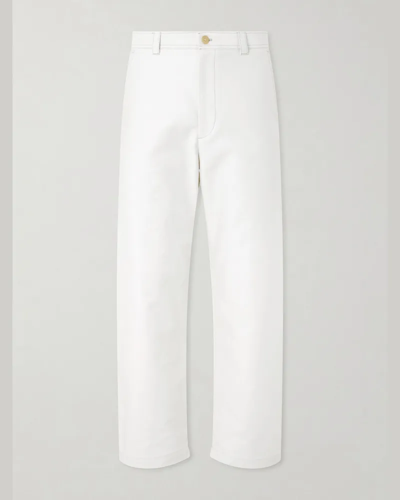 A.P.C. Dan Straight-Leg Cotton Chinos Neutrals